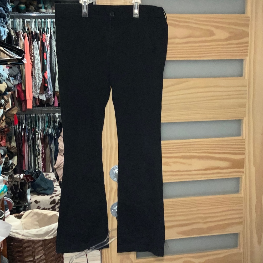 Black Flared Kick boot Pants